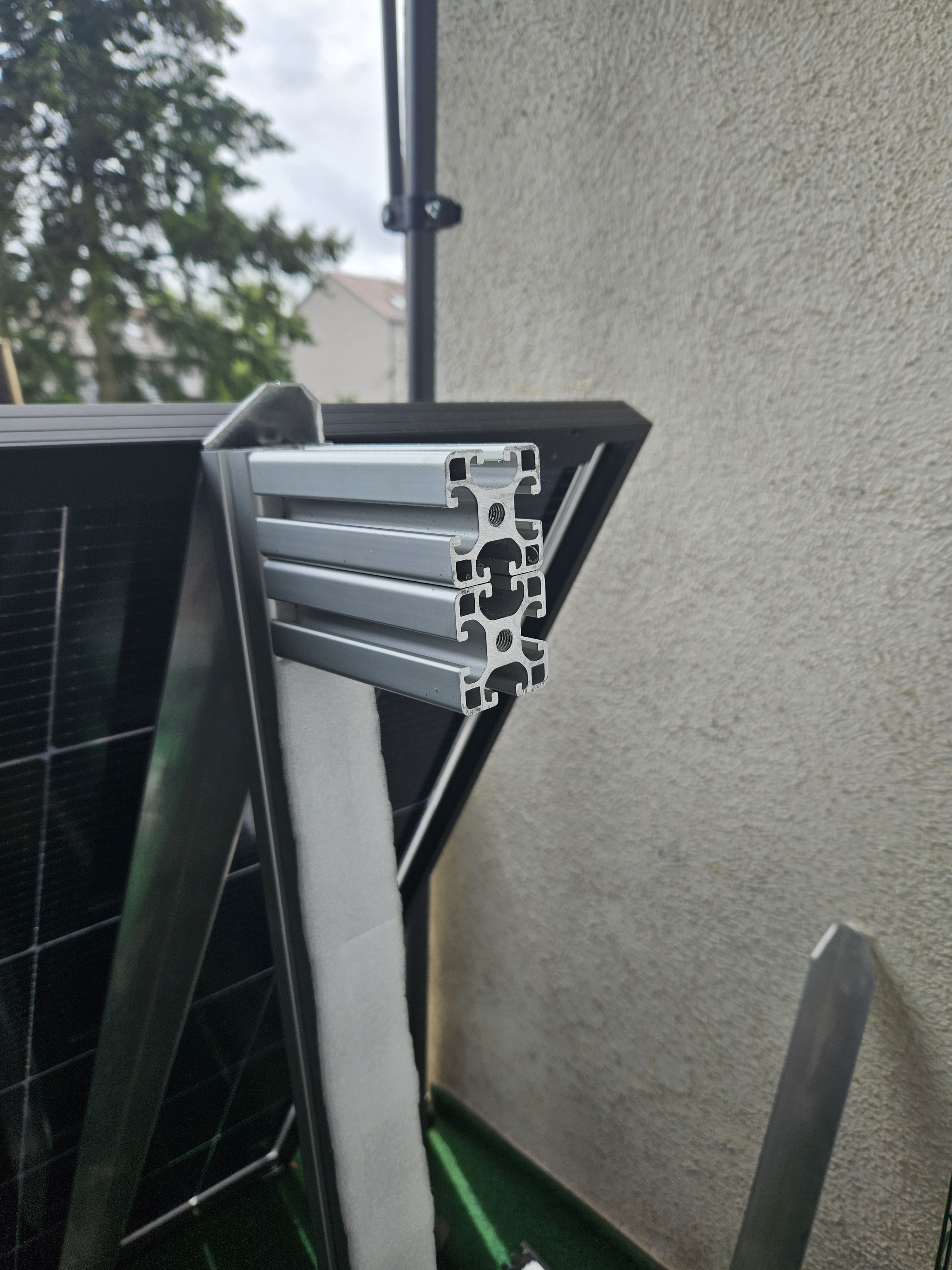 horizontale verbindung mit Gewinde
